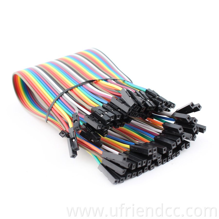 Custom 40PIN Female to Female Male Dupont Line Breadboard GPIO Cables Jumper Wire cable